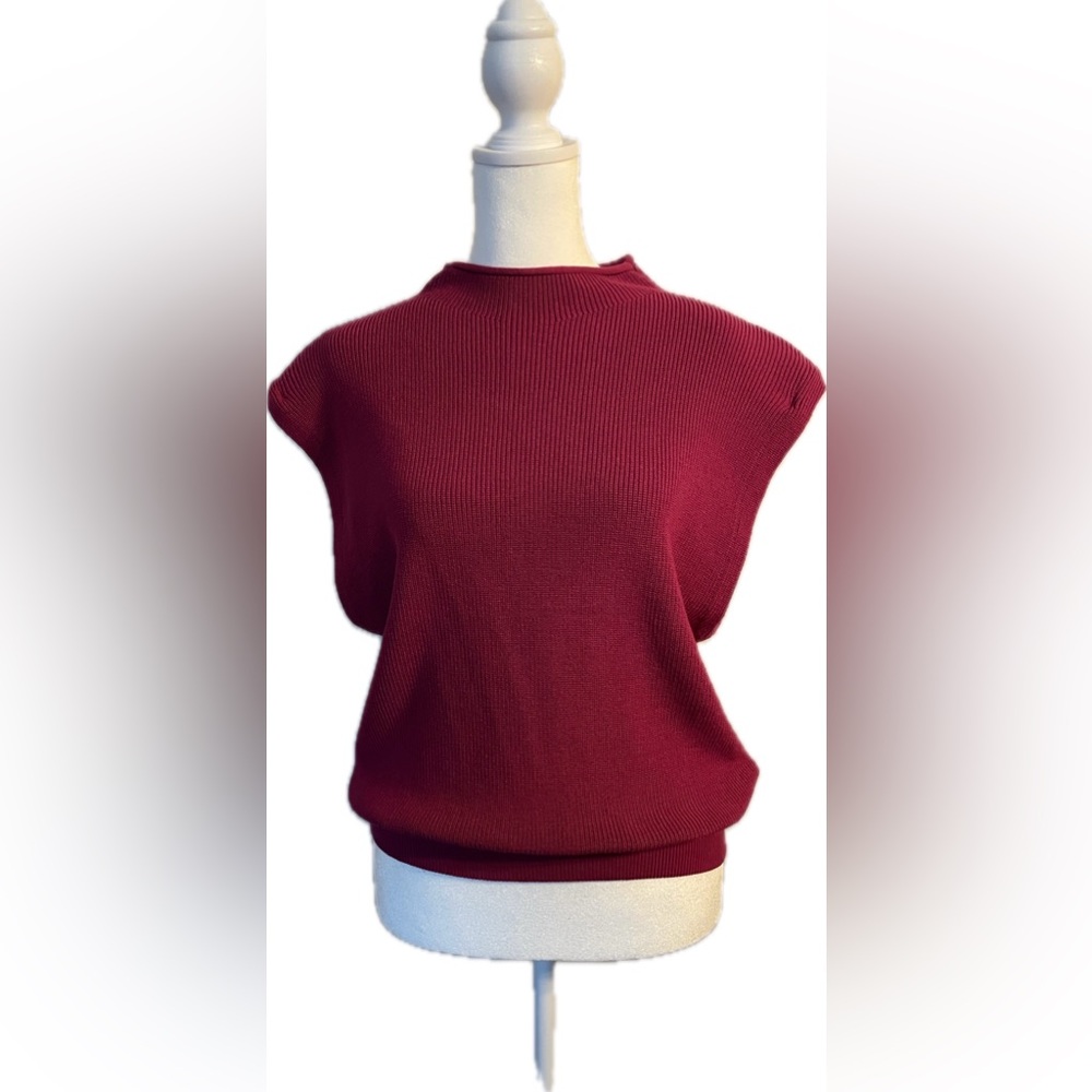 Ellison Pink Sweater w/ Shoulder Pads